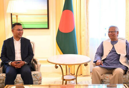 ড. ইউনূসের সঙ্গে তারেক রহমানের বৈঠক, দেখুন ছবিতে