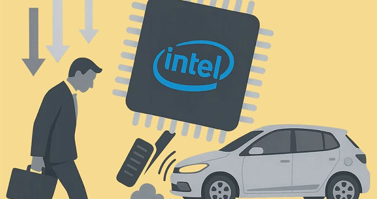 গাড়ির চিপ ব্যবসা গুটাচ্ছে ইনটেল, ছাঁটাই আতঙ্কে কর্মীরা
