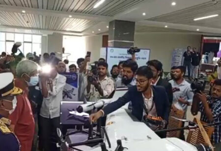 দেশে প্রথম মিলিটারি ড্রোন উদ্ভাবনে সাফল্য খুদে বিজ্ঞানীদের