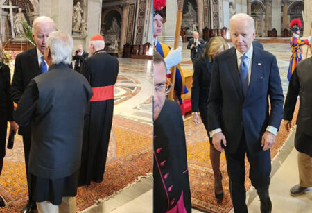 ছবিতে পোপের শেষকৃত্যানুষ্ঠানে বিশ্বনেতাদের সঙ্গে ড. ইউনূস