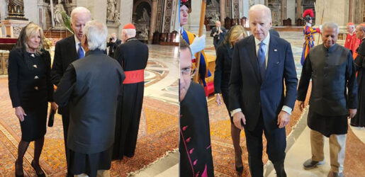 ছবিতে পোপের শেষকৃত্যানুষ্ঠানে বিশ্বনেতাদের সঙ্গে ড. ইউনূস