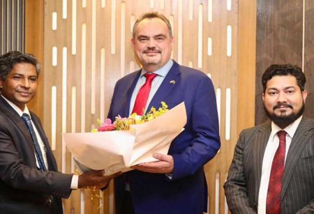 New US Ambassador Brent Christensen Reaches Dhaka