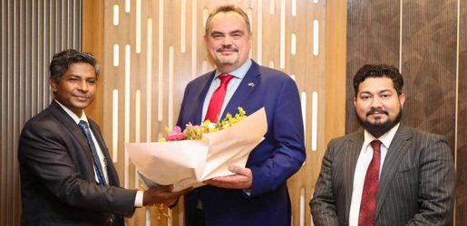 New US Ambassador Brent Christensen Reaches Dhaka