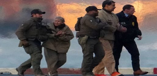 মাদুরোকে হাতকড়া পরিয়ে তোলা হলো নিউইয়র্কের আদালতে