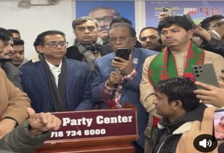 নিউইয়র্কে ছাত্রলীগের প্রতিষ্ঠাবার্ষিকী সমাবেশে শেখ হাসিনা