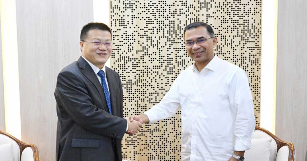Chinese Envoy Yao Wen Meets PM Tarique Rahman