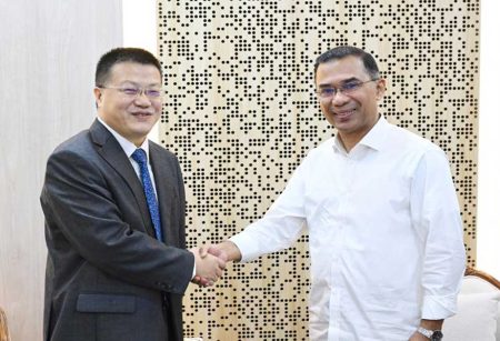 Chinese Envoy Yao Wen Meets PM Tarique Rahman