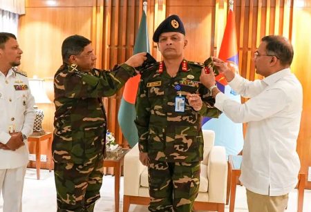 সশস্ত্র বাহিনী বিভাগের নতুন প্রিন্সিপাল স্টাফ অফিসার লে. জেনারেল মীর মুশফিকুর