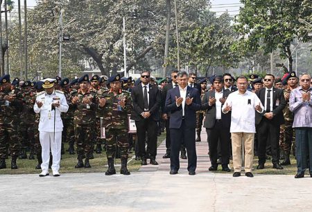 President Shahabuddin, PM Tarique Pay Tribute to Pilkhana Victims