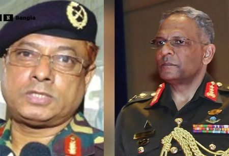 জেনারেল মাসুদ উদ্দিন ও মামুন খালেদকে ‘মানবতাবিরোধ অপরাধে’ গ্রেপ্তার দেখানোর আবেদন
