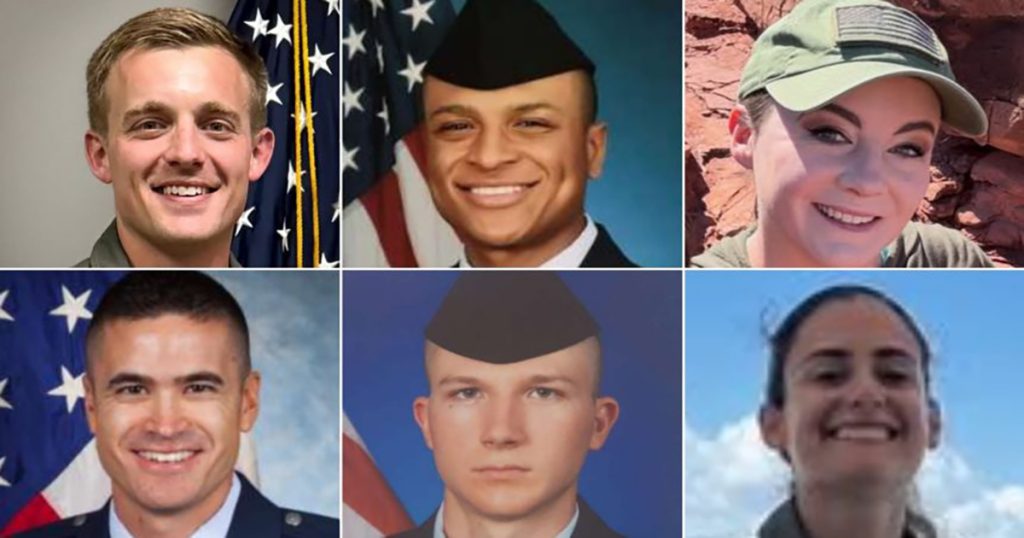 Pentagon Identifies Six Airmen Killed In Plane Crash In Iraq
