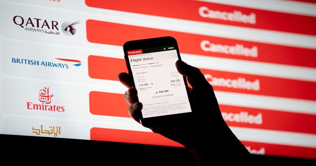 মধ্যপ্রাচ্যে যুদ্ধ : ২০ হাজার ফ্লাইট বাতিল