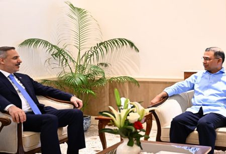 Turkish Foreign Minister Hakan Fidan Meets Tarique Rahman