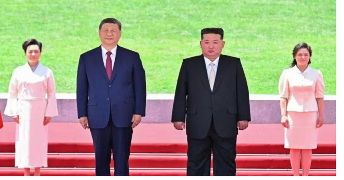 Xi Arrives In North Korea For Summit With Kim