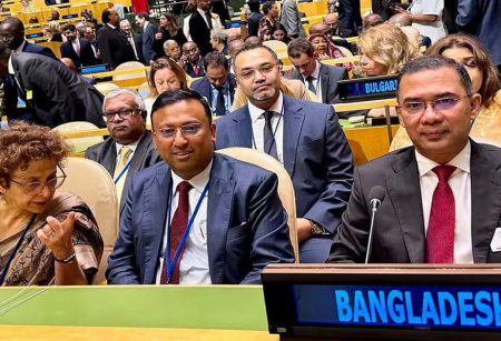 জাতিসংঘ সাধারণ পরিষদের অধিবেশনে যোগ দিলেন তারেক রহমান