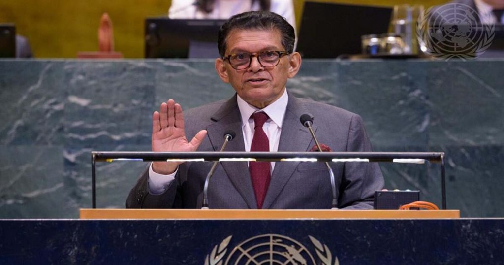 জাতিসংঘের সাধারণ পরিষদের সভাপতির দায়িত্ব নিলেন খলিলুর রহমান